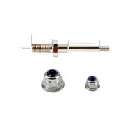 1Set RC Model Wheel Axles Steel Shaft With Stop Nuts Dia 4mm 5mm 6mm Landing Gear Assembly M6 M8 M10 Thread Spares Compatible With Airplane Parts(HK-M8-5)