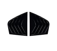 1Set Rear Quarter Window Louvers Cover Compatible For KIA Stinger 2017-2023 Scoops Spoiler Car Tunning Panel Side Air Vent Cover Windshield(Glossy Black)