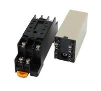 1set Relay H3Y-2 Small 8-pin DC12V24vAC220v Timer Switch 1S 3S 5S 30S 60S 5M 10M 30M 60M(DC 12V,H3Y-2 30Minute)