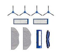 1Set Replacement Parts Compatible With Eufy Robot Vacuum Cleaner L70 Hybrid Main Brush Side Brush Filter Screen Mopping Rag Accessories