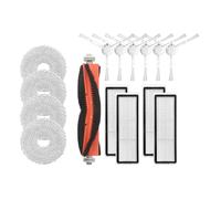1Set Replacement Rag Spare Parts Sweeping Robot Accessories Main Brush Rag Filter Kit Compatible With Xiaomi Mijia B101CN Sweeping Robot