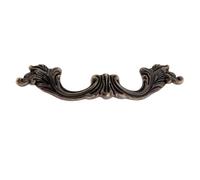 1set Retro Handle Vintage Antique Bronze Pull Knob Cupboard Door Kitchen Cabinet Drawer Wood Jewelry Box,Hole spacing 86m