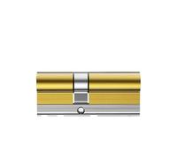 1set Same Key to Open All Cylinder - 65-100mm European Standard Lock Cylinder with 12 Brass Keys for Outdoor Doors(32.5+32.5)