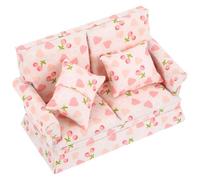 1Set Scale Cherry Heart Sofa for Imagination Development Living and Bedroom Decor