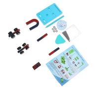 1Set Science Educational Magnetism Experiment Kit for Home and Classroom Use Interactive Physics Learning with Random Colors for Hands Learning and Observation