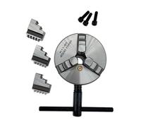 1Set Self-Centering Metal K11-80 3 Jaws Manual Lathe Chuck with Machine Tools Accessories