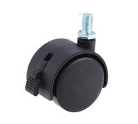 1set Sliding Wheel Swivel Casters 1/1.25/1.5/2 Inch Hard 360 Degrees Rotating Rolling Office Computer Chair Hold Screws For Office Chairs, Gaming Chair