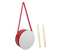 1Set Snare Drum with Strap Vibrant Red Marching Band Drum for Outdoor Activities and School Events Engaging to Spark Musical Interest