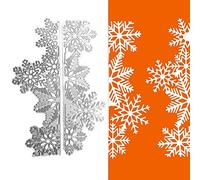 1set Snowflake Frame Cutting Dies Cut Metal Scrapbooking Stencils Die for DIY Embossing Photo Album Decorative DIY Paper Cards Making Craft