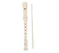 1Set Soprano Recorder for Abs Musical Instrument with Cleaning Rod Educational Music for Beginners Develops Creativity and Hearing Skills