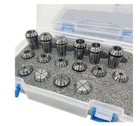 1Set Spring ER20 Collet Chuck Engraving Machine Spindle ER20 1-13MM 0.015/0.008MM ER Chuck Milling Machine(0.015 ER20-16PCS)