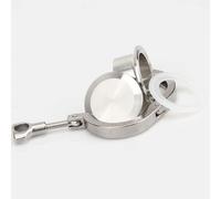 1set SS304 Sanitary Tri Clamp Set with Ferrule End Cap, Gasket & Heavy Duty Clamp for Food & Beverage Industry(89mmx106)