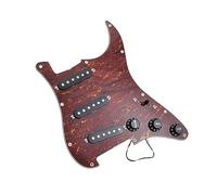 1Set (SSS) Black Alnico Single Coil Electric Guitar Pickguard Pickups Loaded Prewired For FD ST Guitar