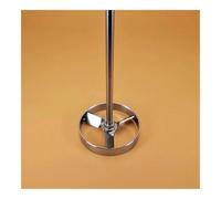 1set Stainless Steel OD50mm/60mm/80mm/100m Vortex Shaped Stirring Blade with Stirring Rod Laboratory Mixer Accessories(80x8x300mm)