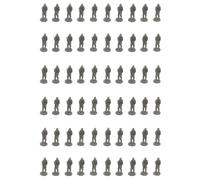 1Set Standing Posture Soldier Model 1/700 1/350 Scale Army Men Soldiers Mould Resin Figure Kits For DIY Military Scene Construction(1/700 (60pcs))
