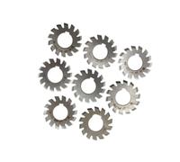 1set Straight Tooth Disc Bevel Gear No1-No8, Modulus Degrees HSS Milling Cutter for CNC Machine(M2.75)