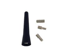 1Set Strong Radio Roof Mount FM AM DAB Black 6.5cm Length Auto Universal with Screws Car Antenna Mini Short Car Accessories
