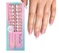 1Set Stylish Artificial Nails with High Gloss Finish Long Wearing Lightweighted ABS Comfortable for Fashion Users Durability Nails