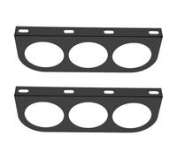 1set Triple Gauge Pod 52mm Iron Mount Bracket for Automotive Meters 2pcs