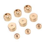 1Set Trumpet Piston Button Press Covers Durable Upper and Lower Caps for Instruments Creative Press Cover Accessories