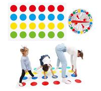 1Set Twister Game for Kids,Floor Mat Twister Game with Spinner, Balance Floor Game Twister Air Mat,Funny Floor Is Lava Game for Kids,Party Game,Twister Game for Adults,Indoor Outdoor Game