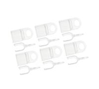 1Set U-Shape Roller Curtain Grip Transparents Rolling Blind Sunshades Lifting Clip Rolling Curtain Accessories for Rod Roller Shade Pull Down Clip