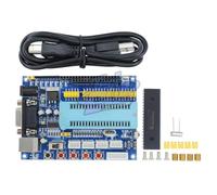 1Set USB PIC Development Board PIC16F877A 12V DC JTAG Minimum System Microcontroller Module MAX3232 ISP IO ICSP Program Emulator