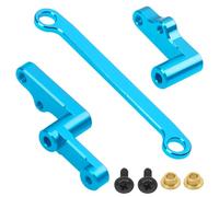 1Set Vgoohobby Aluminum Steering Assembly Compatible with WLtoys 124008 124010 1/12 RC Car Upgrade Parts