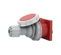 1Set Waterproof Industrial Connector Concealed Set 4Pin 63A 380V-415V 3P+E 6H IP67 IEC60309 Plug Socket Connector Power Connecting Industrial Concealed Socket for Aviation and Industry