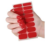 1Set Waterproof Nails Art Stickers Ideal for Gifts, ZE0953 | Securedly in Various Climate Nails Strips for Daily Wear, Easy Apply At Home for Sensitive Users
