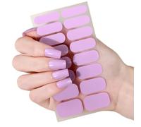 1Set Waterproof Nails Art Stickers Ideal for Gifts, ZE0955 | Securedly in Various Climate Nails Strips for Daily Wear, Easy Apply At Home for Sensitive Users