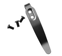 1Set with 3pcs Screws Knife Stainless Steel Back Clip Pocket Waist Clamp Fold Knives Handle Make Accessories Parts Stainless Steel Knife Back Clip