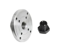 1SET Wood Lathe Face Plate for M33 M18 1 Inch Threaded Woodworking Turning Machine Chuck 2" 3" 4" 6" Flange Faceplate(M18x2.5-100mm)