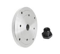1SET Wood Lathe Face Plate for M33 M18 1 Inch Threaded Woodworking Turning Machine Chuck 2" Flange Faceplate(M18 x2.5-150mm)