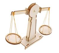 1Set Wooden Balance Scale DIY Science Experiment for Early Learning Engaging Teaching Aid for Explore Mathematical Concepts and Hands Activities