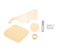 1Set Yellow Pickguard Cavity Switch Covers Selector Plate Bracket Screws Fit Guitar Style Kit