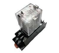 1SET YJ2N-LY High Power AC 110V 10A Coil Small Intermediate Relay 2 Groups of 8 Pins with Lights MQXFCZUX