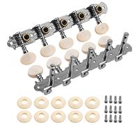1Set Yootones 5R5L Guitar Tuning Pegs Tuners Machine Heads Tuning Keys Pegs 1:15 Compatible with 10 String Bajo Quinto Charango String Guitar