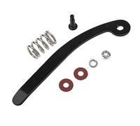 1Set Yootones Guitar Vibrato Bridge Tremolo System Arm Whammy Bar with Nut Spring Compatible with Electric Guitar (Black)