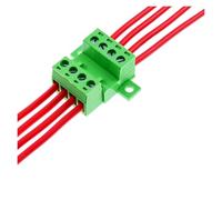 1Sets Solderless Docking Type 2EDGRKC 5.08MM Screw Terminal Block Connector PCB Plug-in 2edg Green(10P)