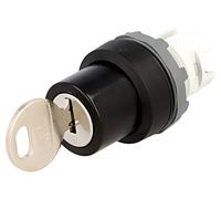 1SFA611281R1002 switch: rotary switch with key 22mm rod.Pos: 2 black AB