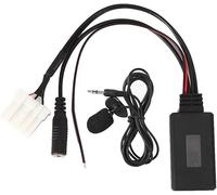 1SourceTek Car Radio Wireless Bluetooth Module Aux Adapter Music Audio Adapter For Mazda 2 3 5 6 MX5 RX8