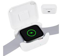 1st-10th Generation Watch Wireless Charging Case - Portable 750mAh Power Bank | Wireless Magnetic Watch Charger With Overload Protection, Station