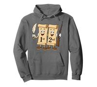 1st & 2nd Amendment Best Friends Funny Patriotic USA Graphic Pullover Hoodie