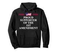 1st Amendment I Support the First Amendment Freedom Speech Pullover Hoodie