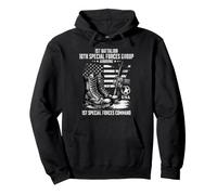 1st Battalion 10th Special Forces Group Airborne Veteran Pullover Hoodie