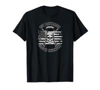 1st Battalion 506th Infantry Airborne Veteran Flag Skull T-Shirt