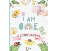 1st Birthday Guest Book: First B-Day Party Messages for Child | Memory Keepsake | Bugs / Insects Cover