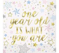1st Birthday Little Star Luncheon Napkins | 16 Pcs.