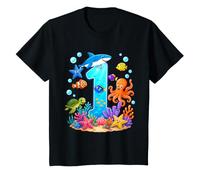 1st Birthday Ocean Sea Animals 1 Year Birthday T-Shirt
